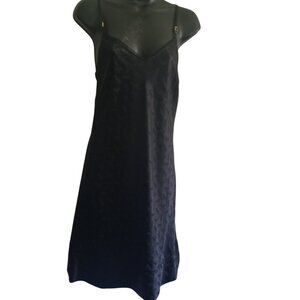 NWOT Stella McCartney Silk Blend Women's Black Mini Slip Dress Sz S